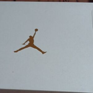 Jordan White Box with Black Jumpman Logo